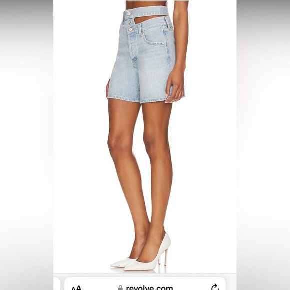 AGolde Broken Waistband Shorts Size 32 NWT - Picture 4 of 16